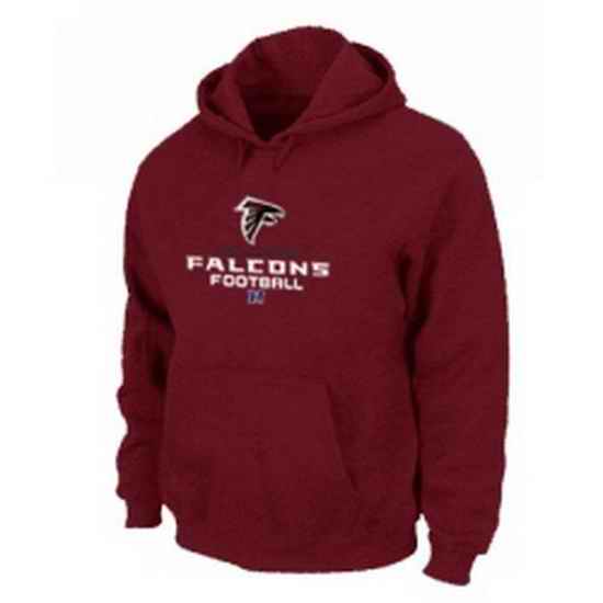 NFL Mens Nike Atlanta Falcons Critical Victory Pullover Hoodie Red